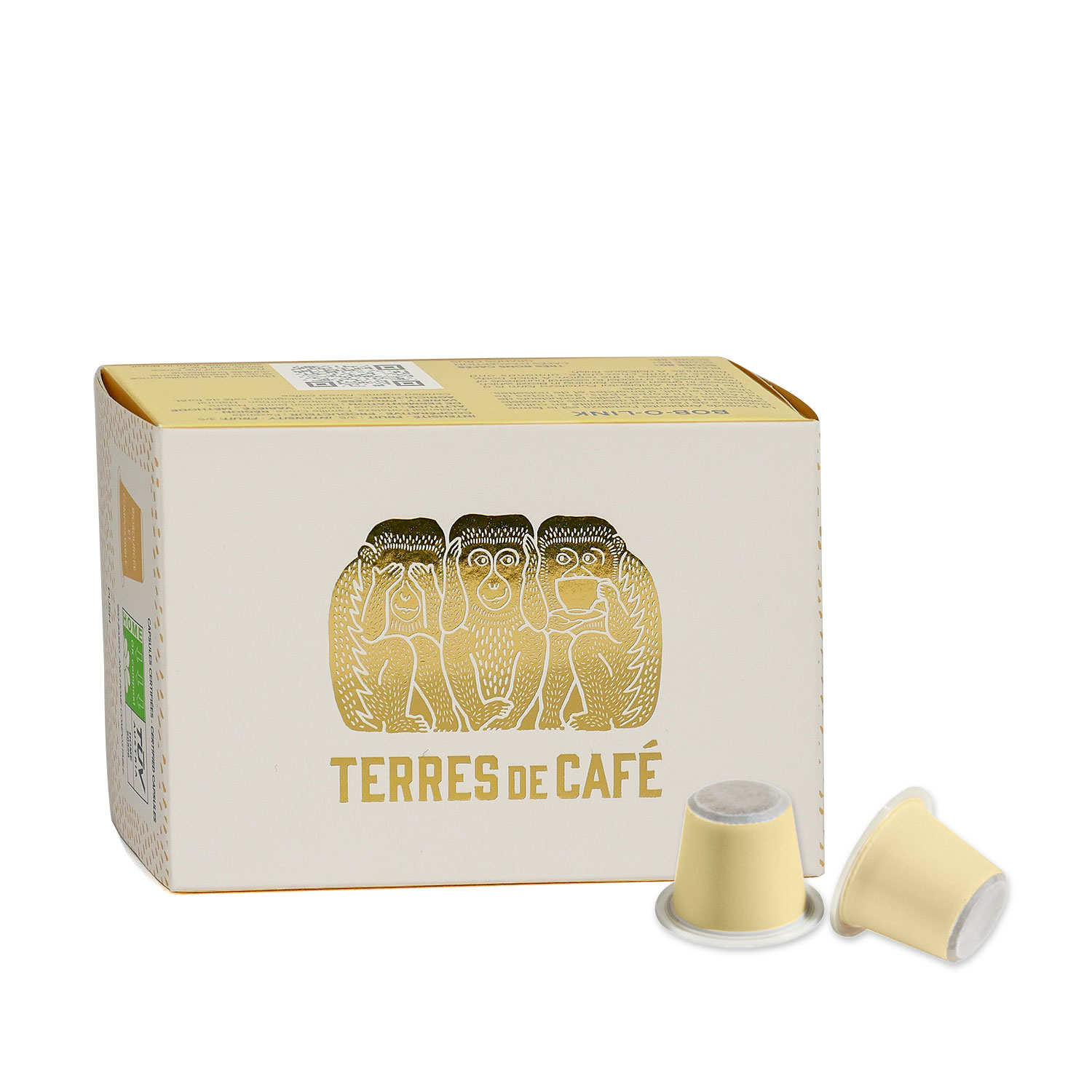 Café bio Bresil Bob O Link - capsules compatibles Nespresso® compostables