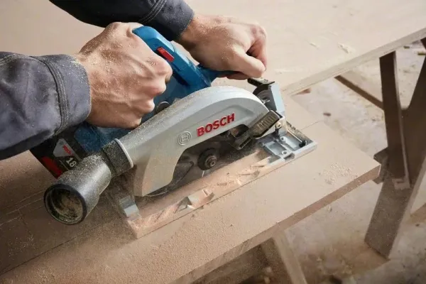 Bosch GKS 185-LI, Træ, Sort, Blå, Grå, Børstefri, 16,5 cm, 5000 rpm, 5,7 cm - SOLO