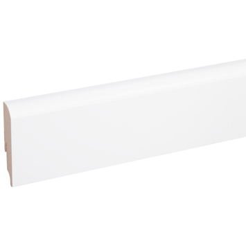 CANDO hoge plint koloniaal clip wit 1,9 x 8