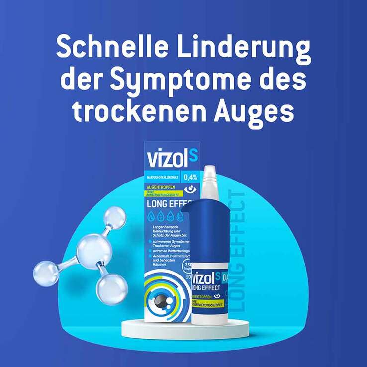 Vizol S 0,4% Long Effect Augentropfen, 10 ml