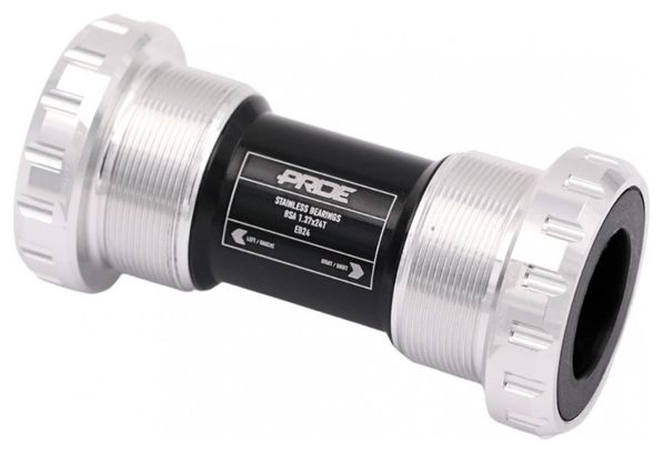 Boîtier de Pédalier Pride Racing EB24 Acier Inoxydable Argent
