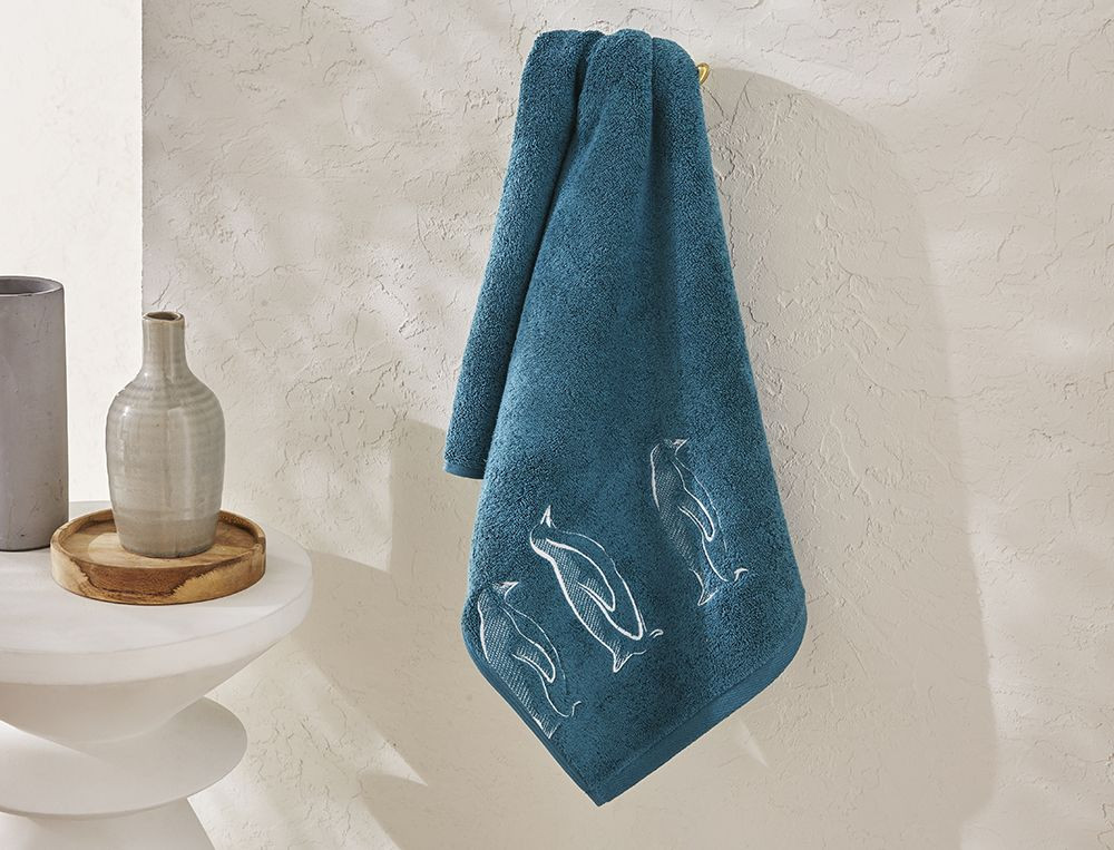Serviette de bain pingouin-Sur la banquise