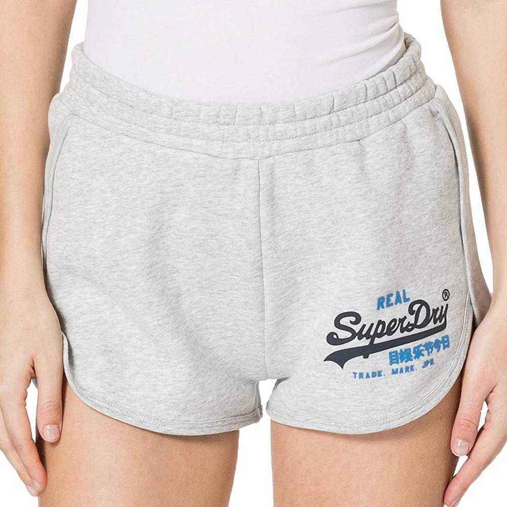 Superdry Short Gris Femme Superdry Duo