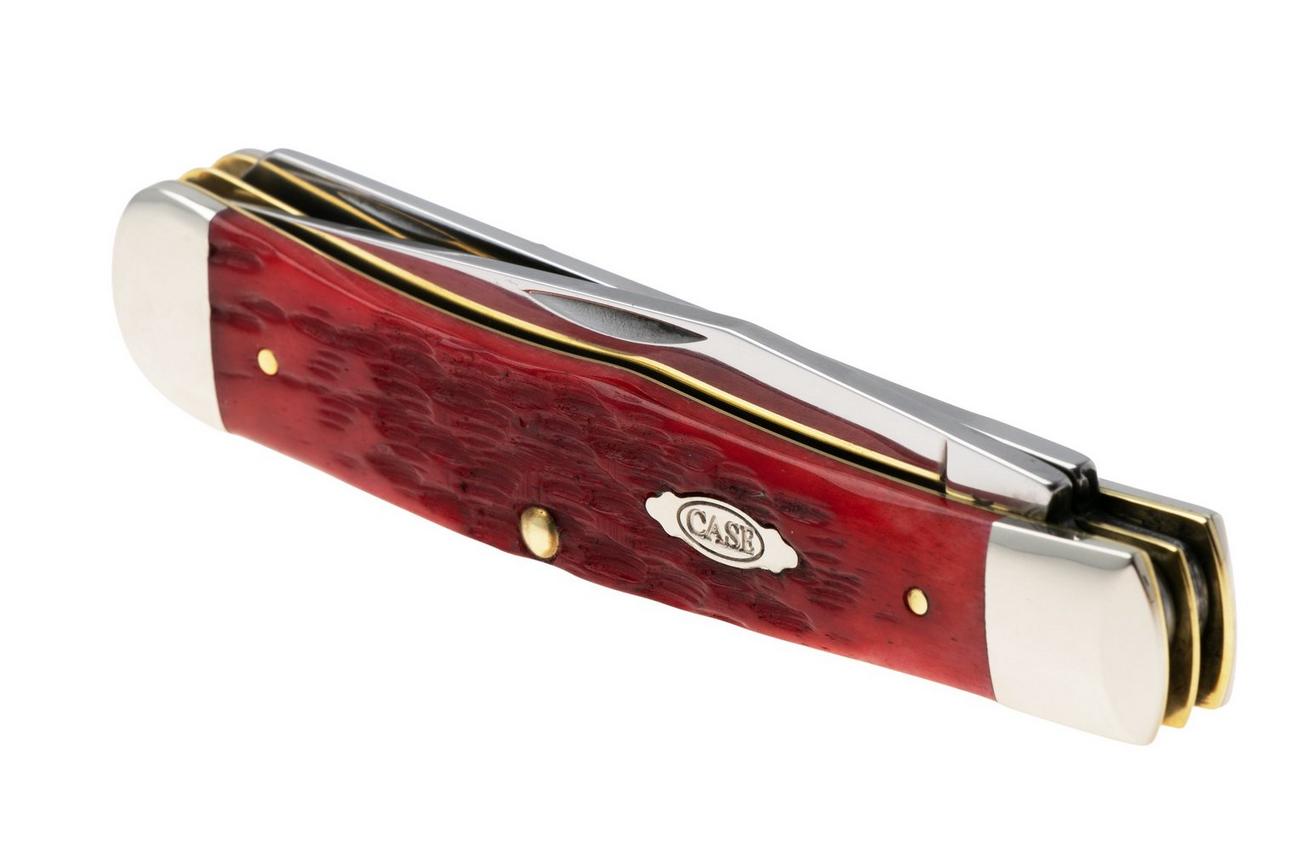 Case Trapper Dark Red Bone, Peach Seed Jig, 31950, 6254 CV zakmes