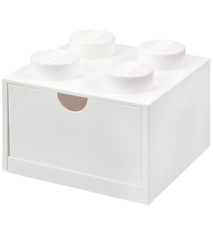 LEGO? Storage Opbevaringsskuffe - 4 Knopper - 15x15x9 - Hvid