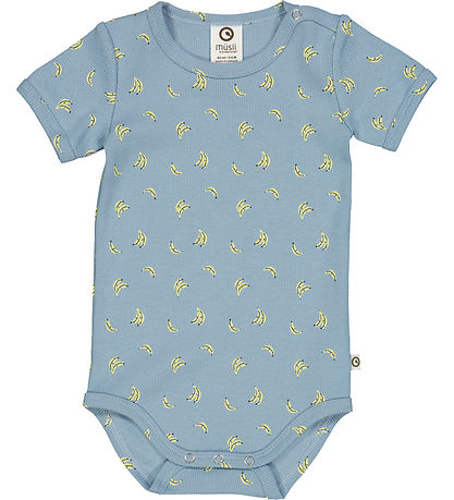 Müsli Body k/ä - Rib - Banana - Ocean/Mais/Nacht Blue