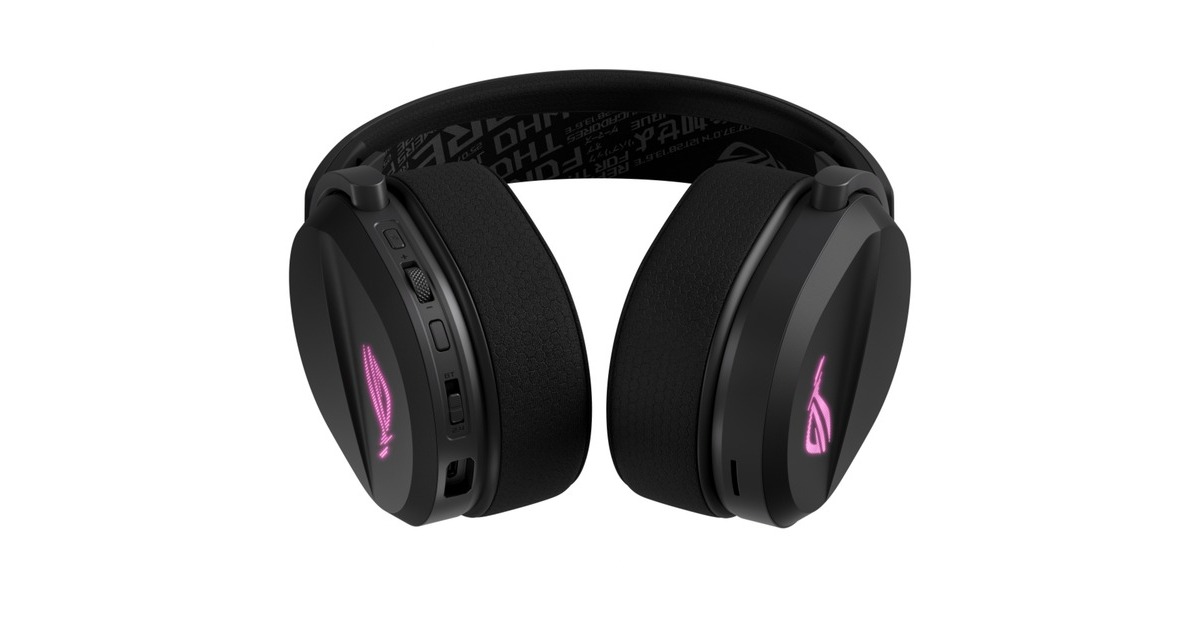 ASUSROG Pelta over-ear gaming headset  (Zwart, 2,4 GHz / Bluetooth, Pc, PlayStation 4, PlayStation 5, Nintendo Switch)