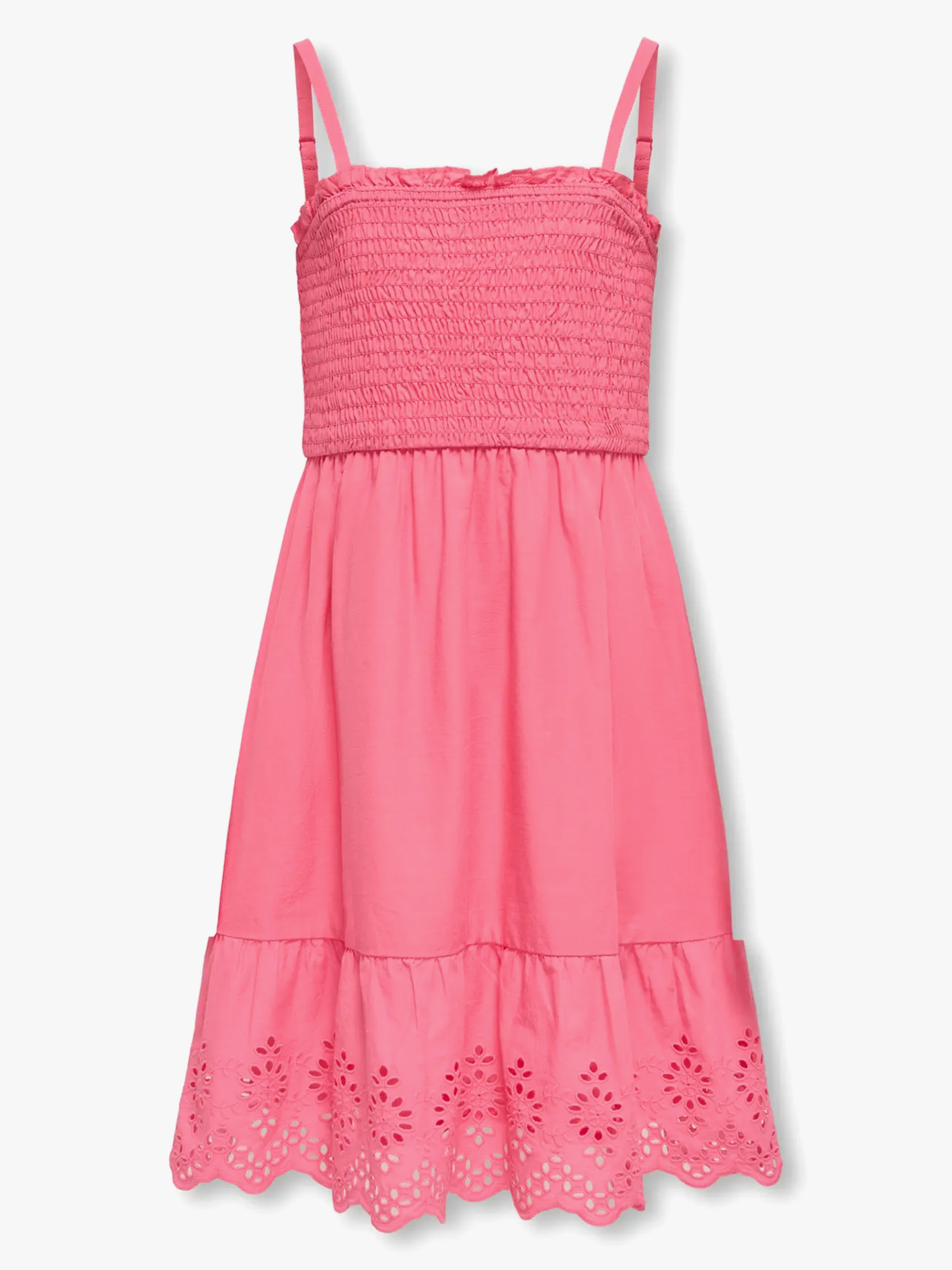 Lou Life Embroidery Smock Dress Woven