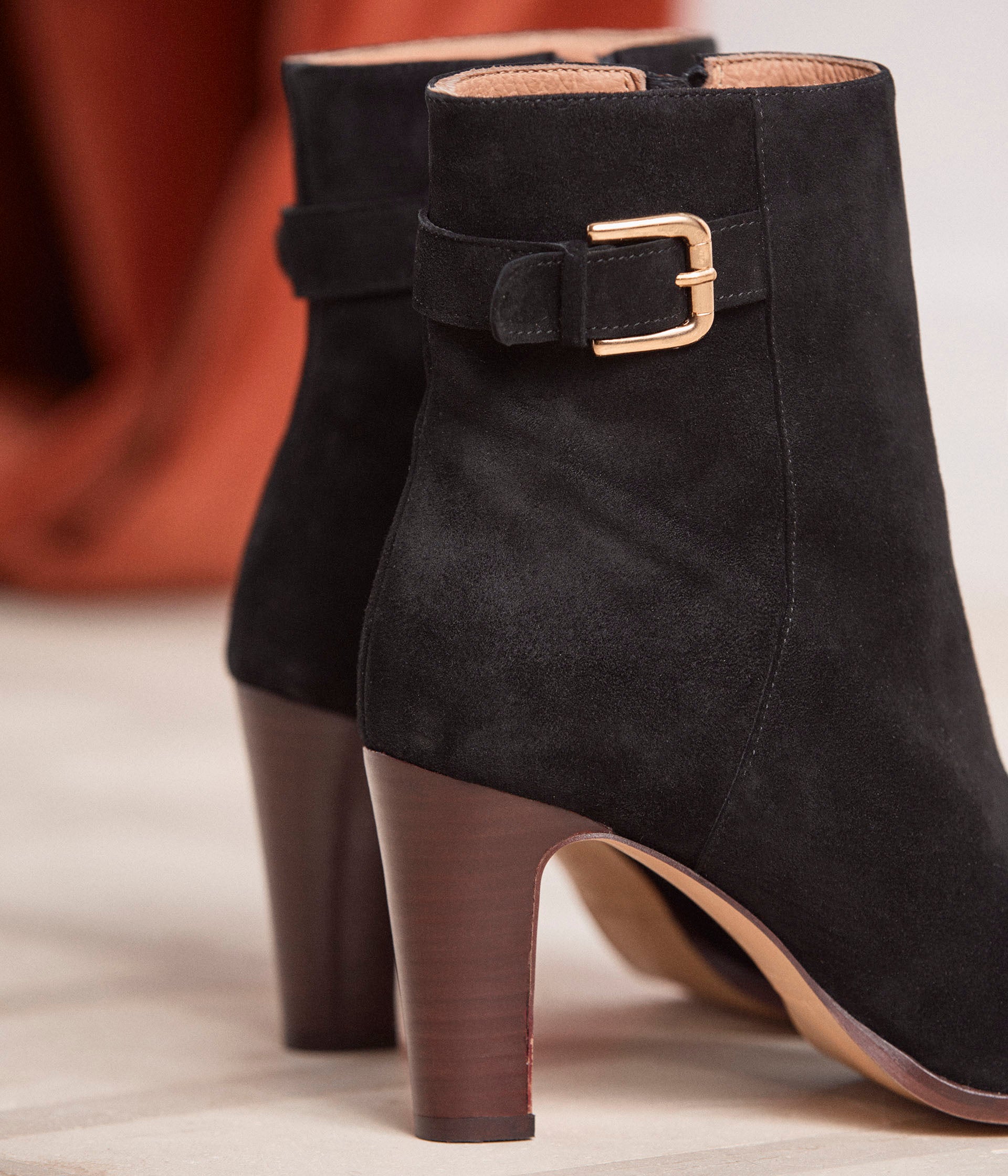 Bottines noires Castille