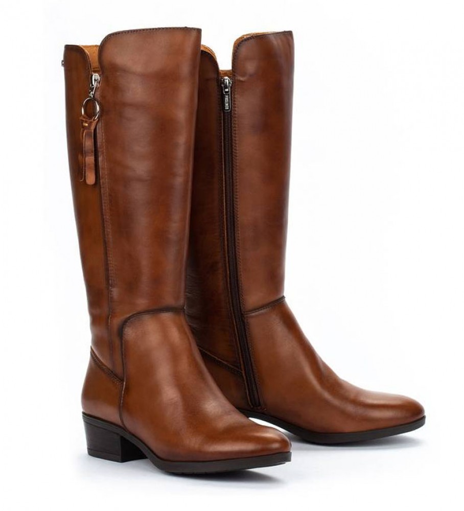 Botas de couro Pikolinos Daroca W1U - Altura do salto: 4cm -