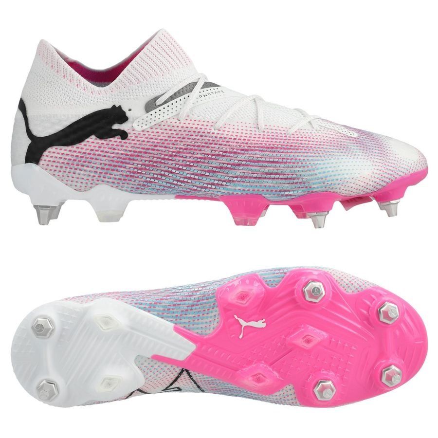 PUMA Future 7 Ultimate SG Phenomenal - Blanc/Noir/Poison Pink