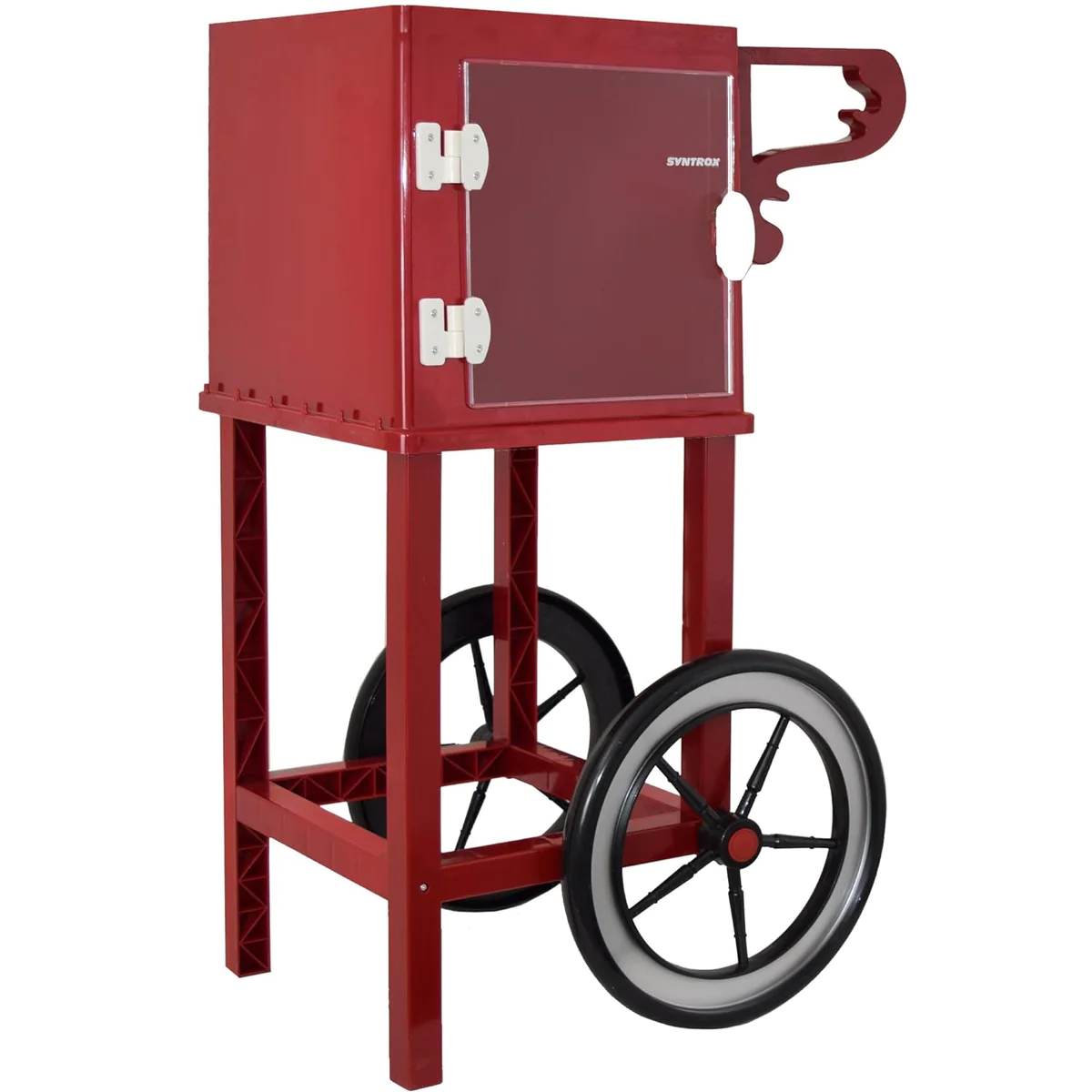Chariot à base de pop-corn pour machine à pop-corn avec deux pneus Syn