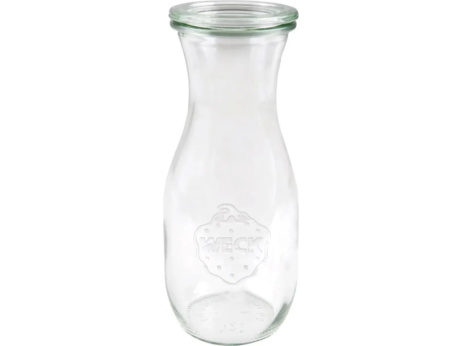 Patentflaske Weck 530 ml Ø7.95x18.4 cm uden låg glas,stk