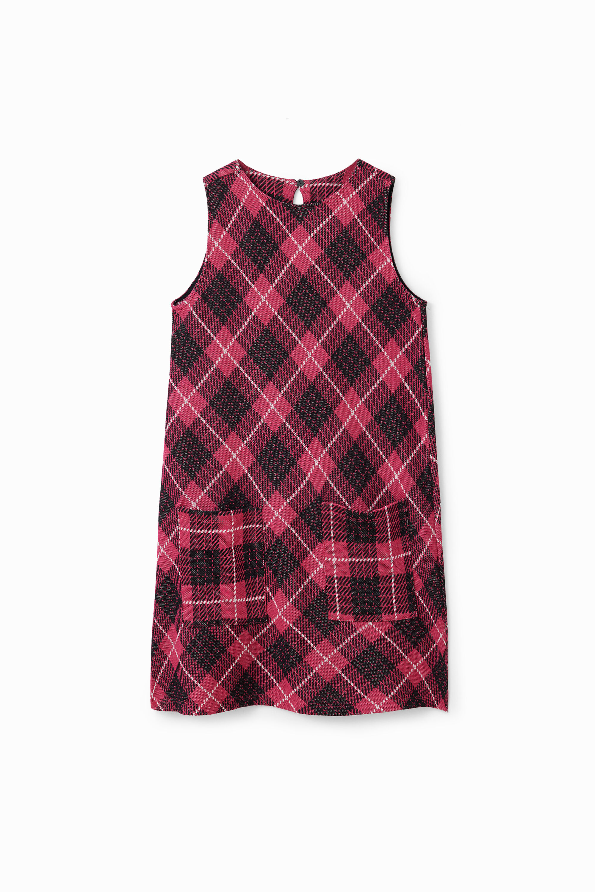 Robe chasuble carreaux