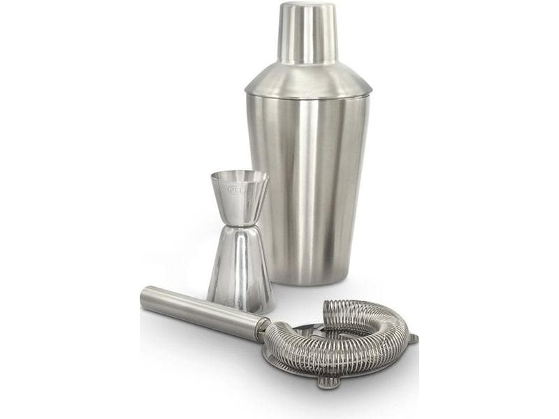 Pulltex Cocktail-Set Standard 0.5 l, Silber Cocktailset Starter-Kit