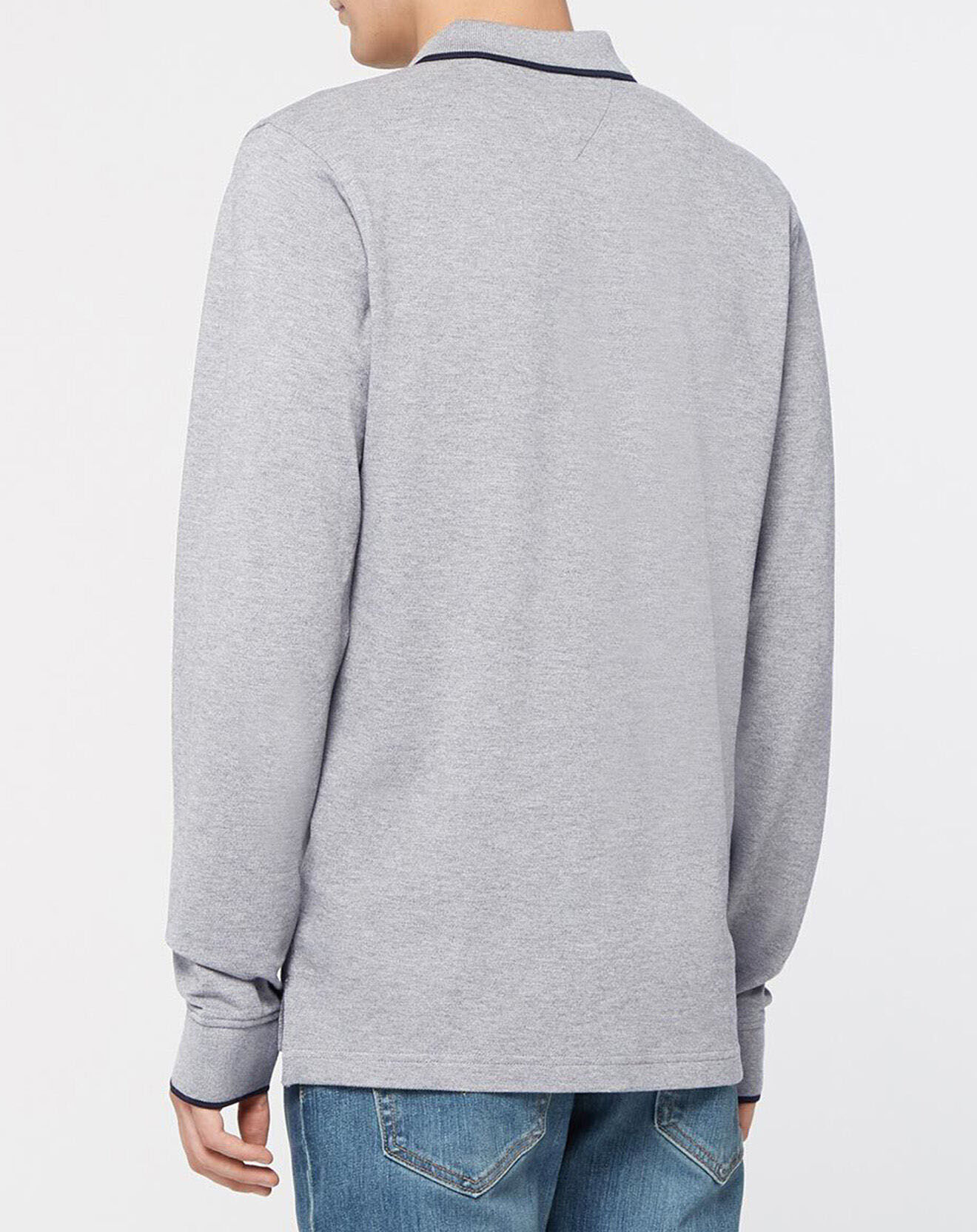 Tommy Hilfiger Polo Regular Basic Tipped gris