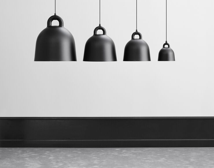 Normann Copenhagen Bell pendel sort Sort