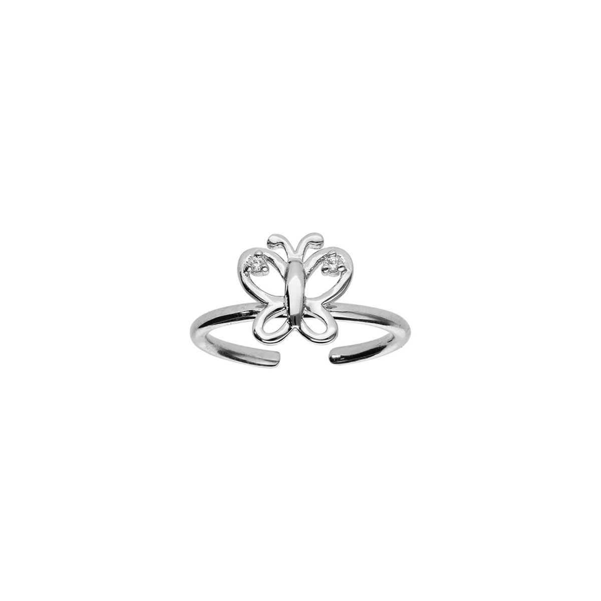 Bague enfant Papillon ajouré - Argent