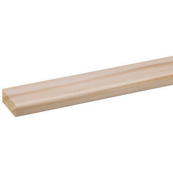 Lat geschaafd grenen D-vorm 13x33mm 210 cm