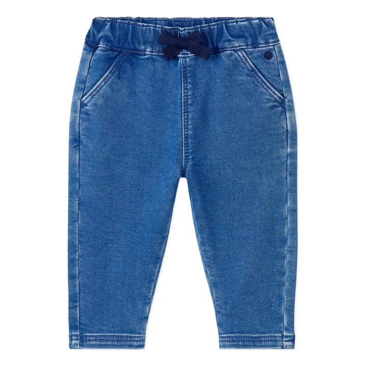 Petit Bateau Pantalon Bap Denim Coton Bio | Bleu jean