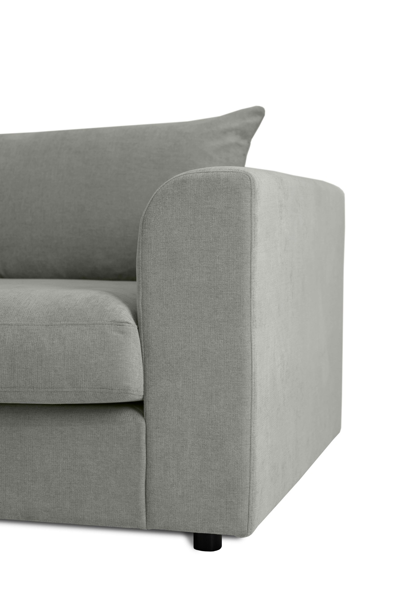 LeGer Home by Lena Gercke Ecksofa »Avelina« Breite 297 cm, in Cord- und Chenille- Stoff, Rückenkissen mit Federn
