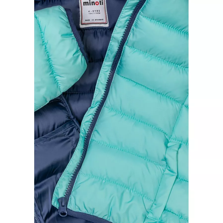 MINOTI Steppjacke mit Stehkragen Aquamarin