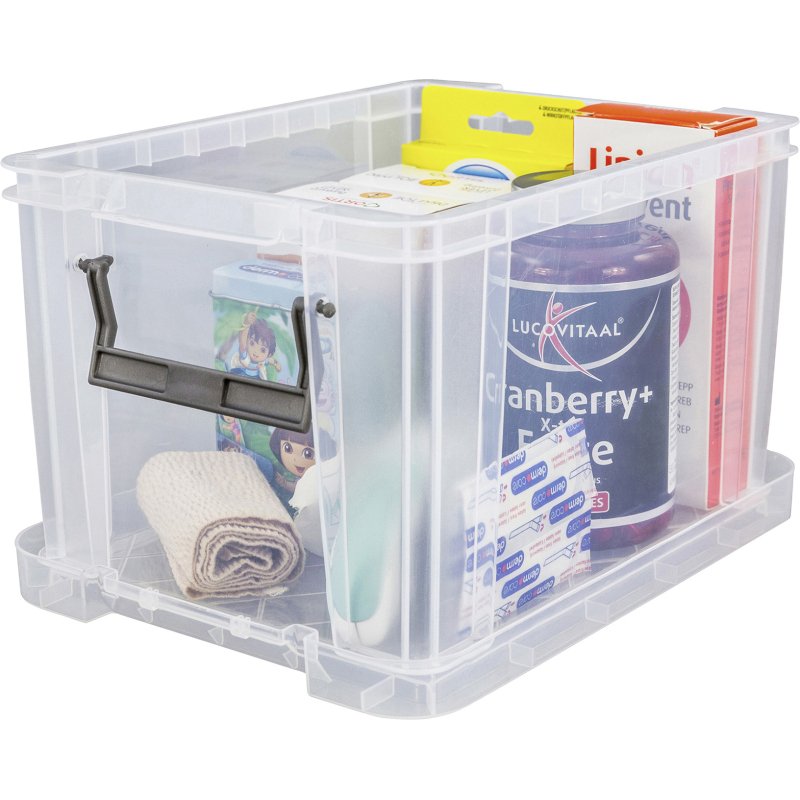 Boîte de rangement plastique 5 L WHITEFURZE Allstore - incolore