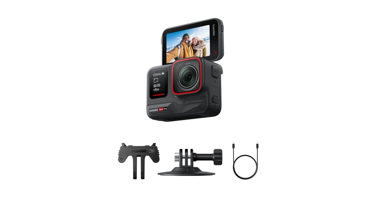 Insta360Ace Pro action sport 8K videocamera  (Zwart)