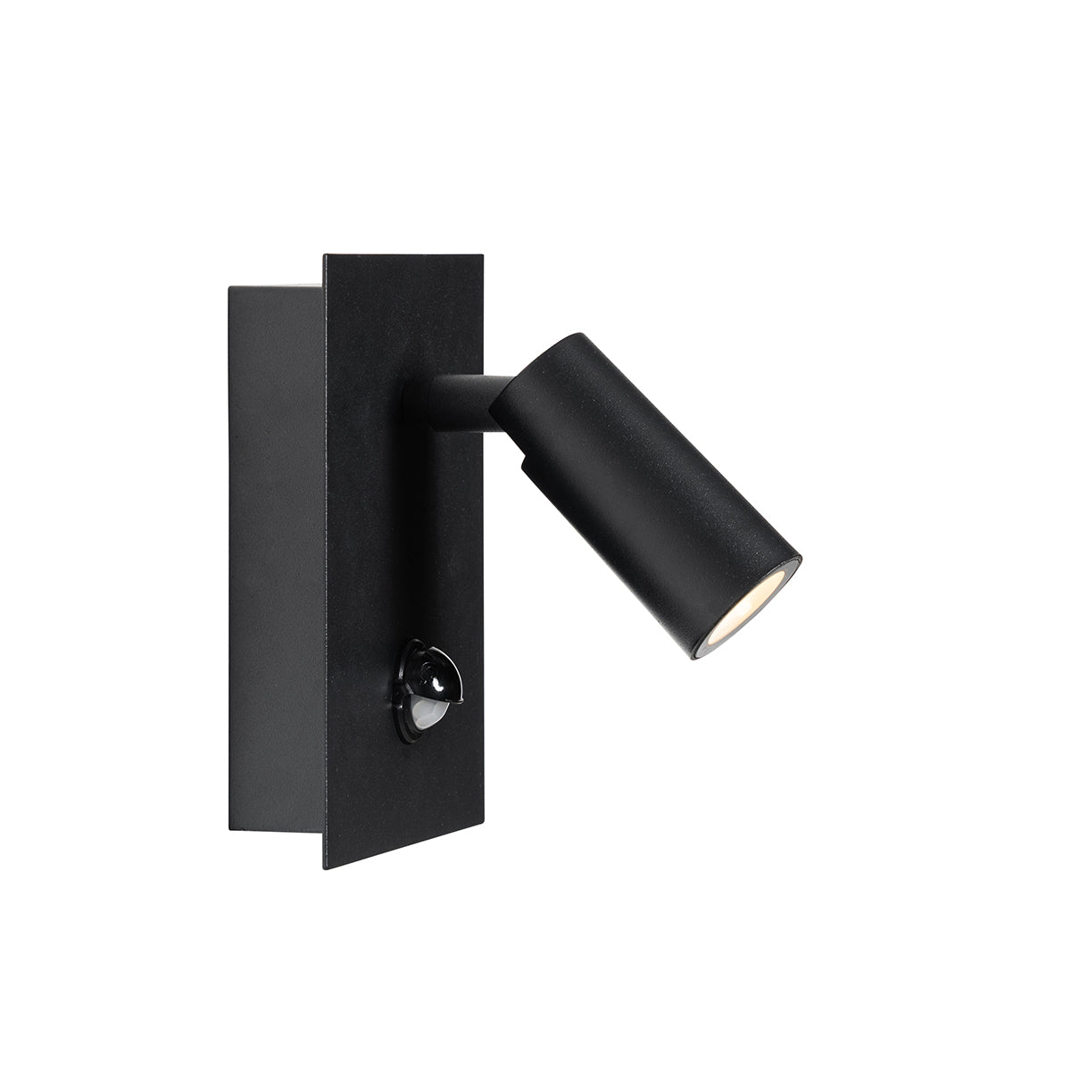 QAZQA Buiten wandlamp zwart incl. LED IP54 bewegingssensor - Simon