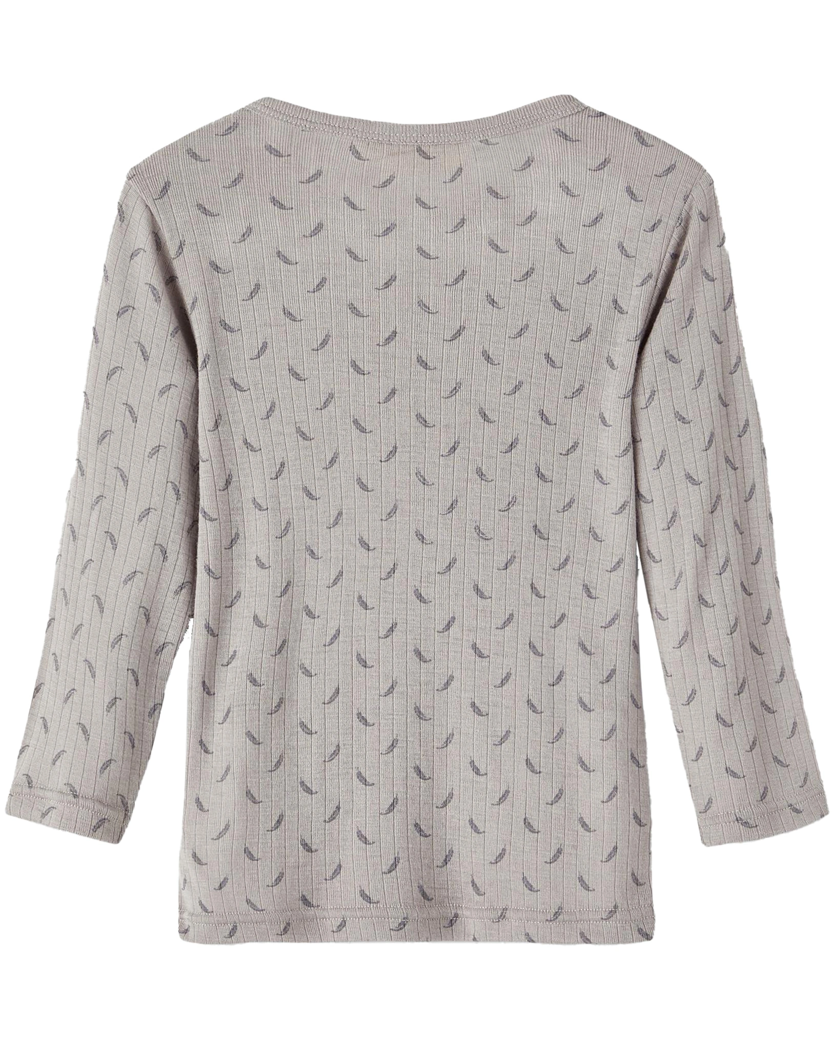 Woll-Langarmshirt NMMFARGO in wet weather