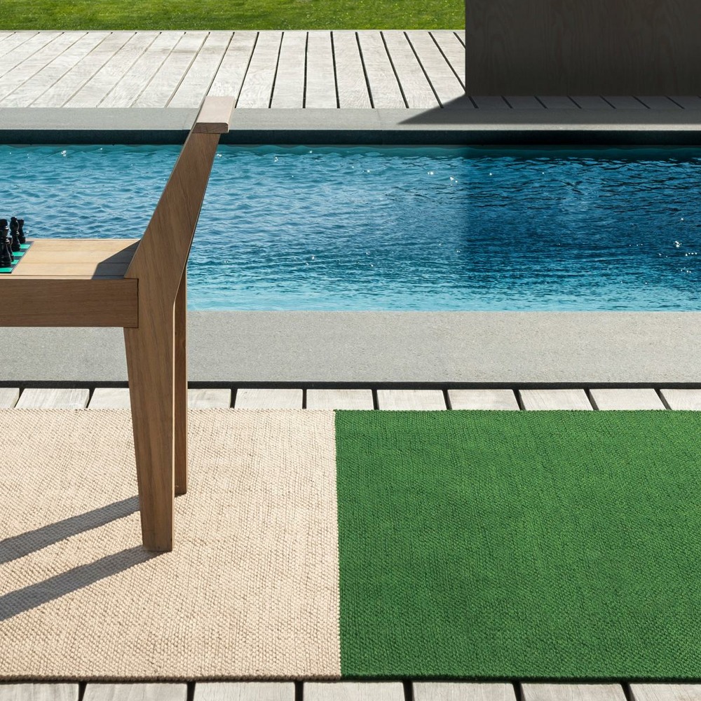 Tapis extérieur vert 200x280 cm