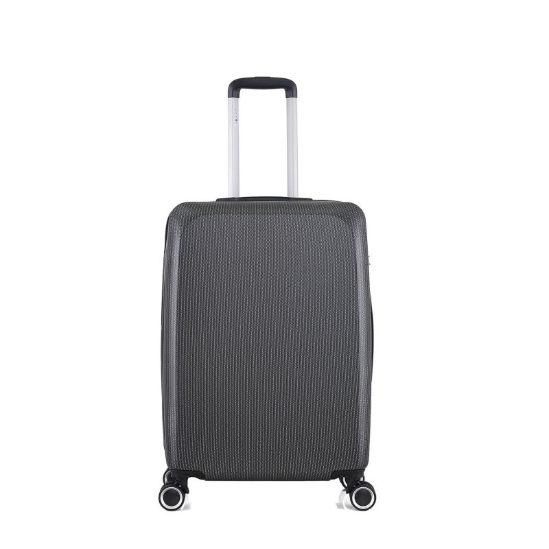 Lot de 3 valises rigides 379 Extensibles 55, 66 et 76 cm Noir