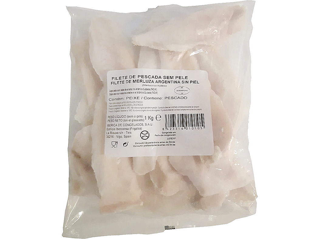 FILETE DE PESCADA CONGELADO 1KG