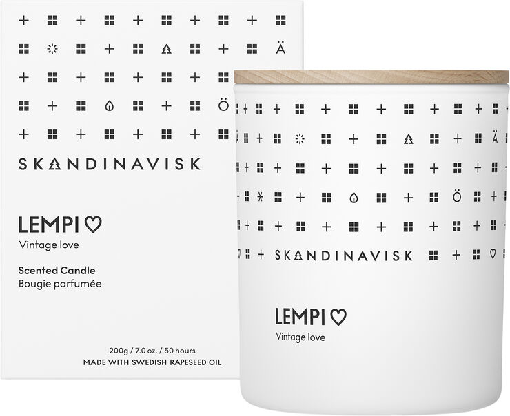 Skandinavisk LEMPI Scented Candle w Lid 200g