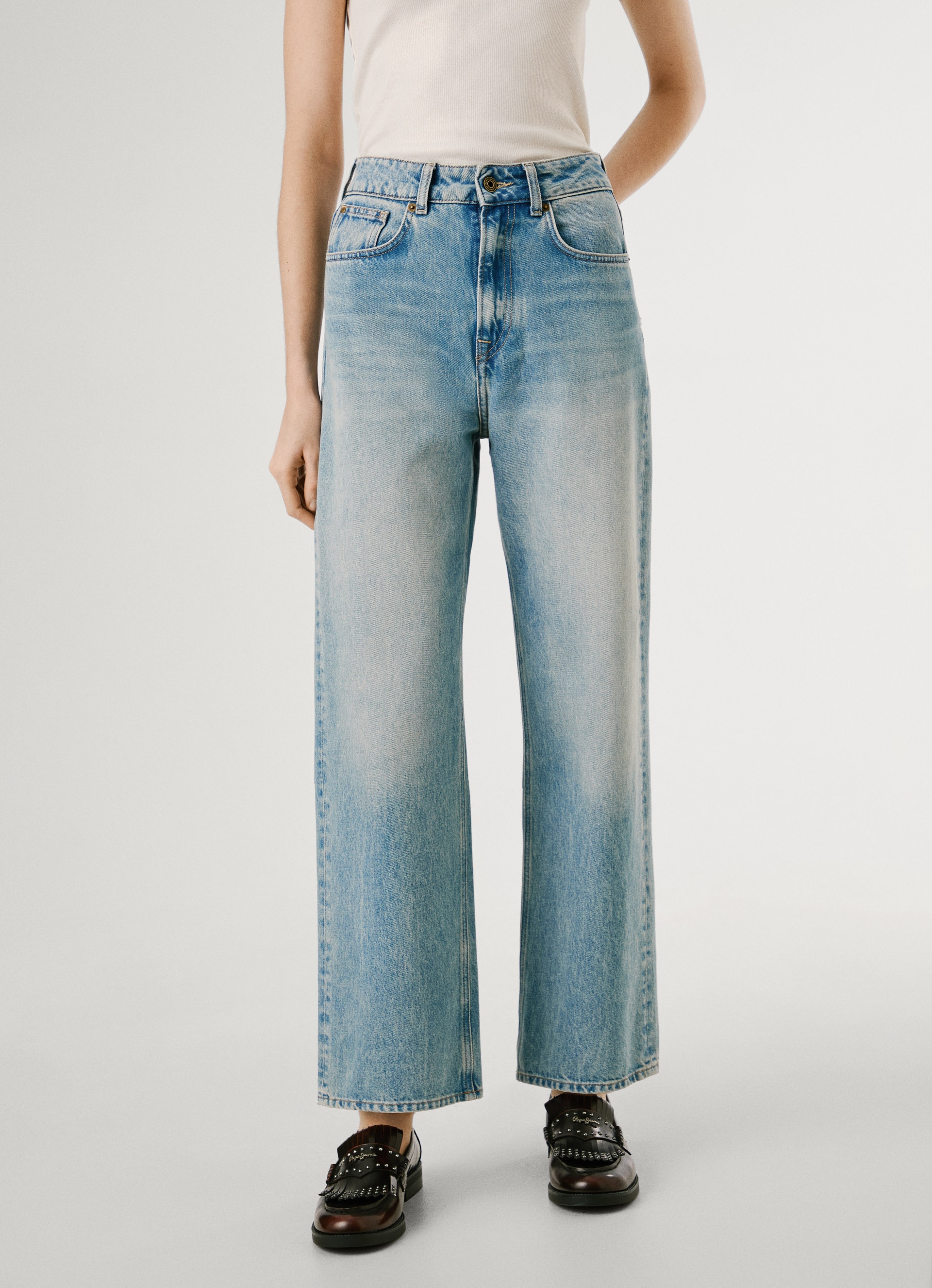 Pepe Jeans Straight-Jeans »UHW – Ultra High Waist«, mit hohem Bund