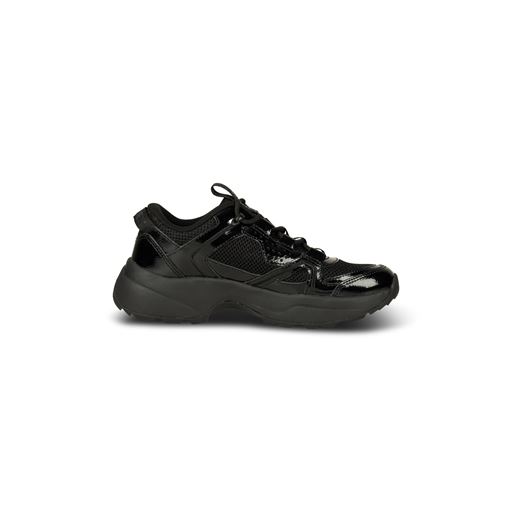 Woden Sif Patent Sneakers, Black, 38