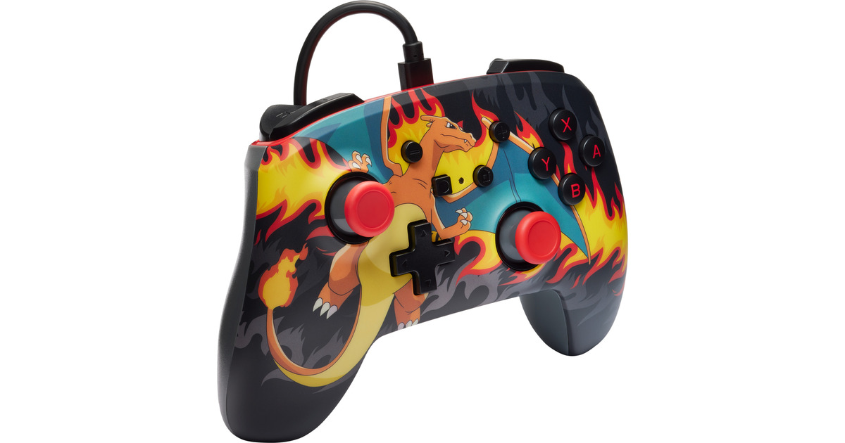 PowerASwitch Wired Controller Charizard  (Zwart/oranje)