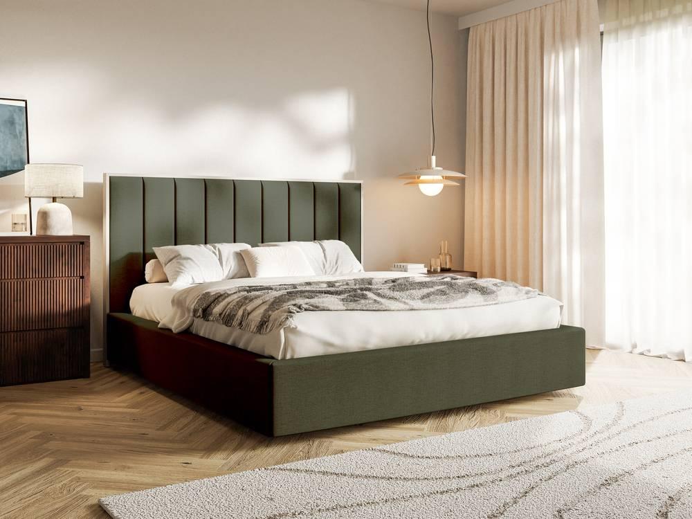 NADUVI Collection Bedframe Taavi chenille met opbergruimte 140 x 200