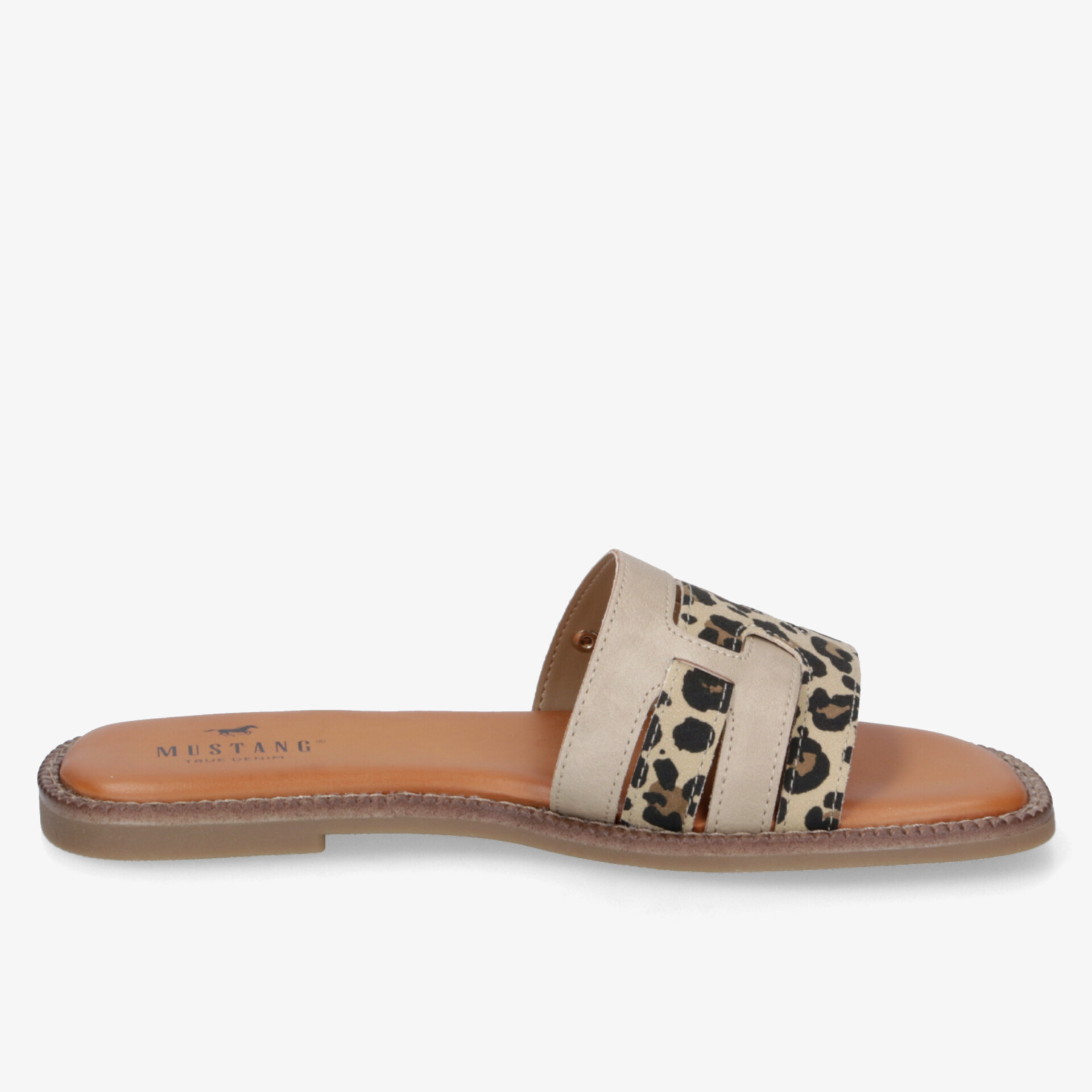 MUSTANG Damen Pantoletten beige