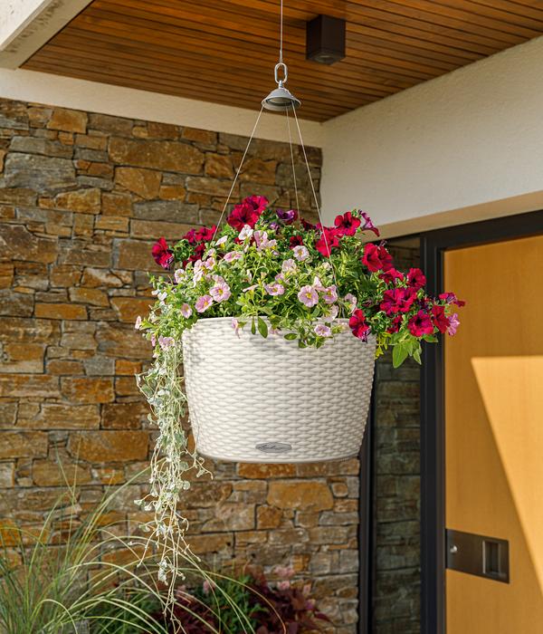 LECHUZA® Kunststoff-Hängeampel Nido Cottage