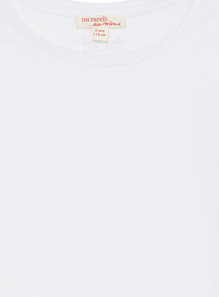 Tee Shirt Manches Longues Blanc