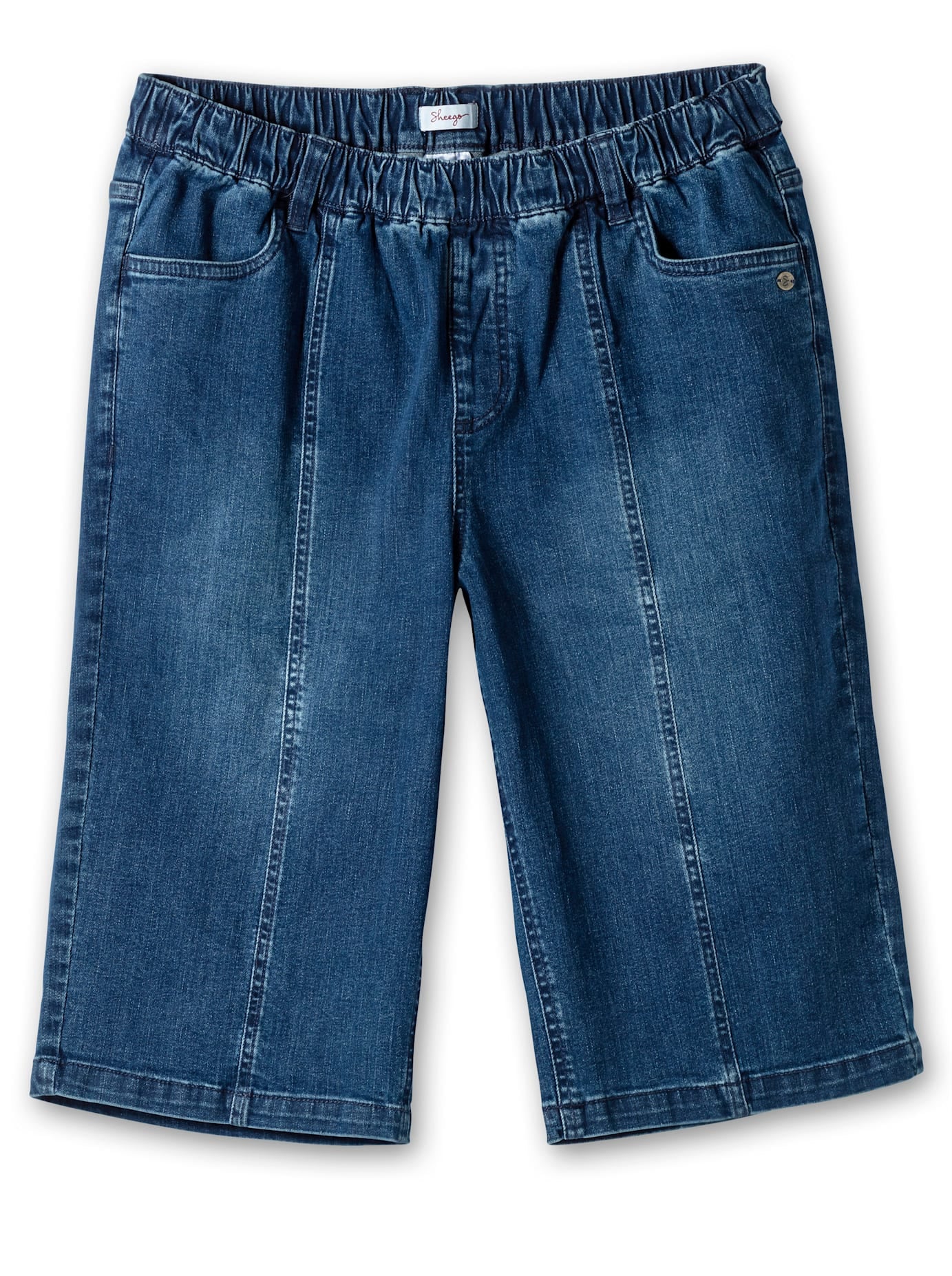 Sheego Jeansbermudas
