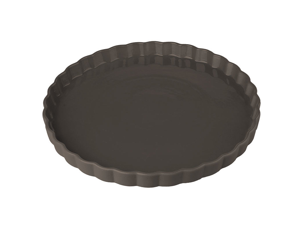 TARTEIRA CERÂMICA ACTUEL CINZA 28CM
