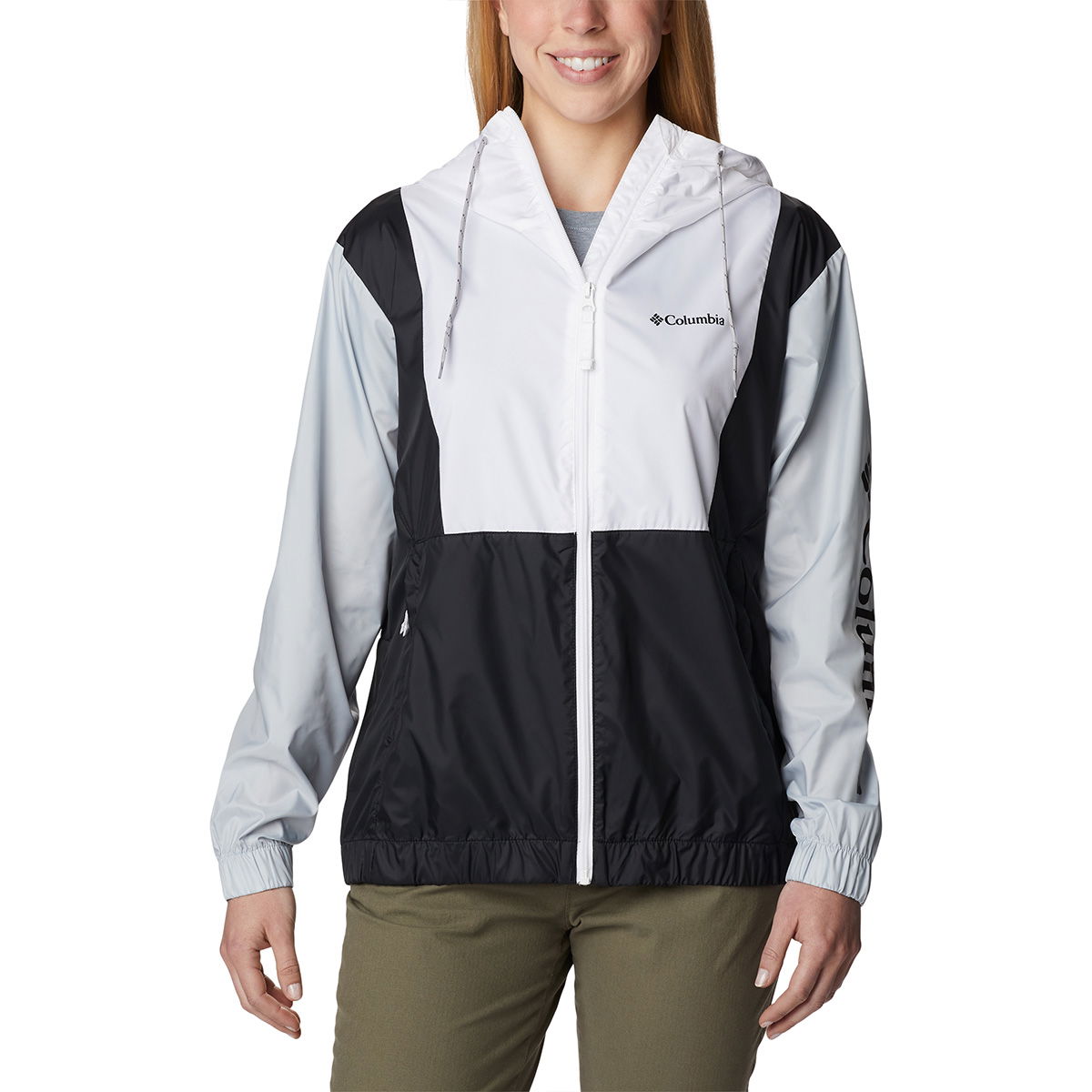 Columbia Lily Basin Colorblock Jacket (hvid-grå-sort)