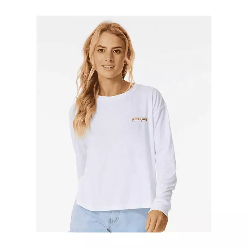 Teeshirt femme RIPCURL Sunrise Session Longsleeve White