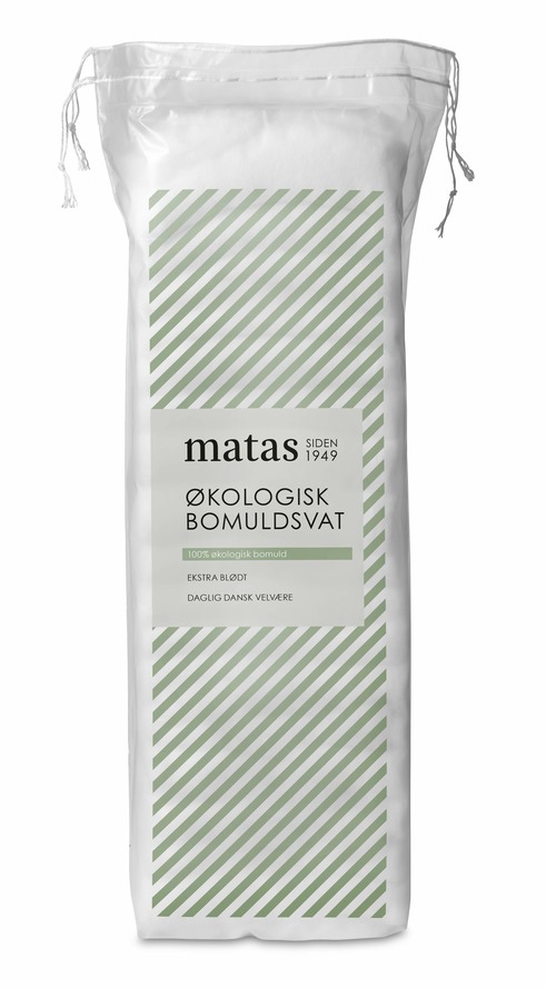 Matas Striber Økologisk Bomuldsvat 100 g