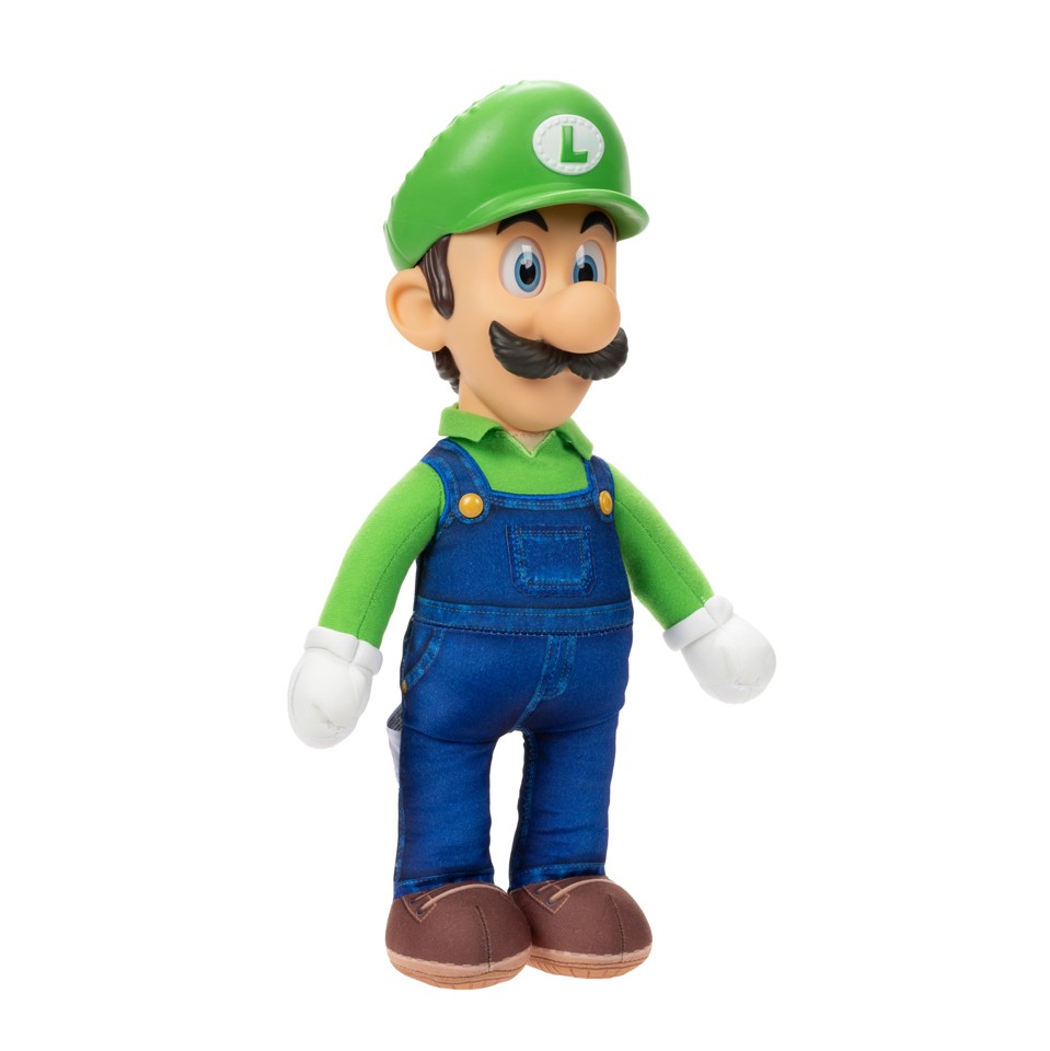 Super Mario Movie - Roto Bamse Luigi (38 cm)