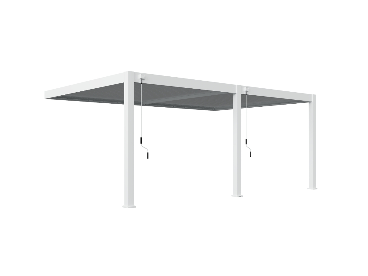 Orion Premium 400 x 600 cm muur terrasoverkapping - White