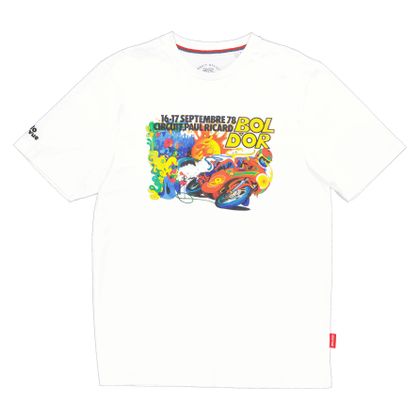T-Shirt manches courtes Bol d'Or 78 AFFICHE - Blanc / Noir