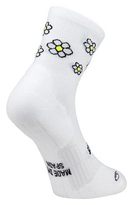 Chaussettes Sporcks Marguerite Blanc
